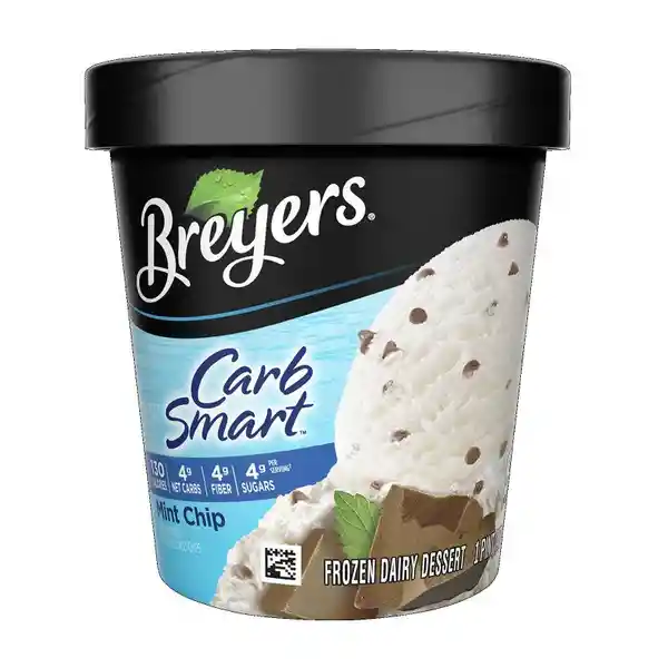 Breyers Carbsmart Helado Pint Menta Chips