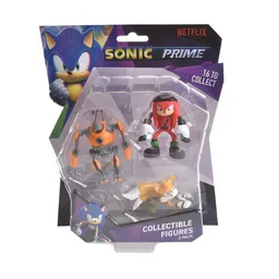 Pack 3 Figuras Sonic 7 cm