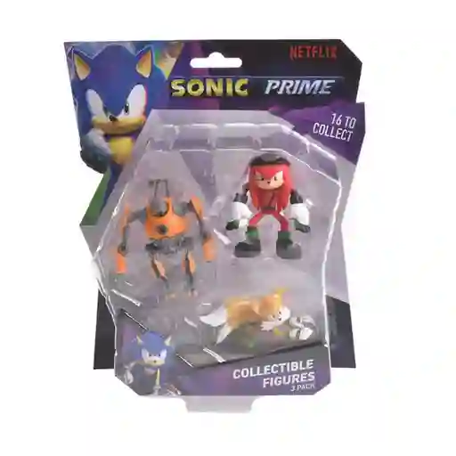 Pack 3 Figuras Sonic 7 cm