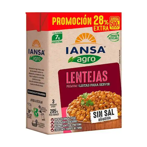 Iansa Agro Lentejas