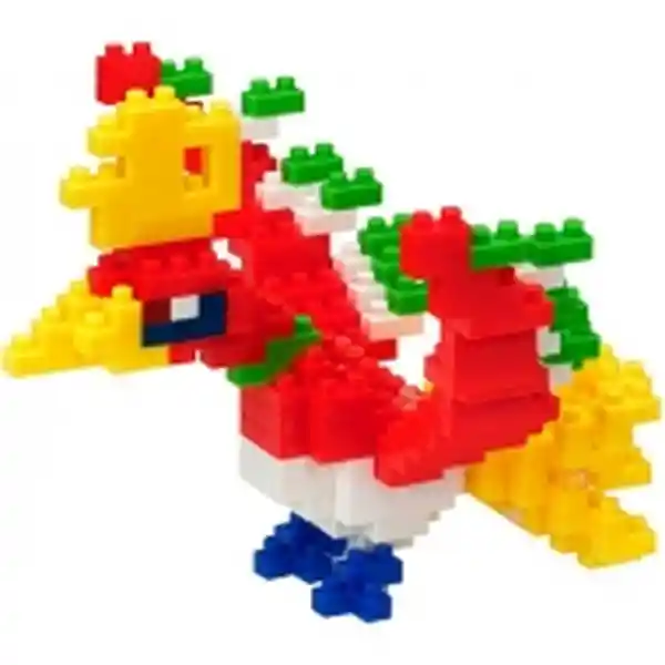 Figura Coleccionable ho-oh Pokémon Nanoblock Series