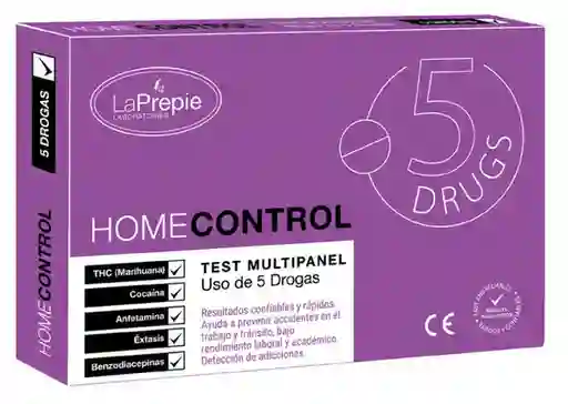 Homecontrol Test Droga Multipanel 5 Drogas