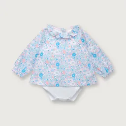 Bodies Blusa Flores de Bebé Niña Rosado Talla RN Opaline