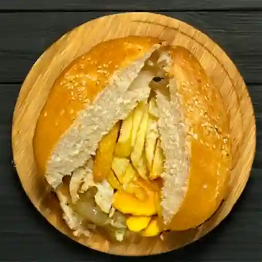 Sándwich de Churrasco a lo Pobre