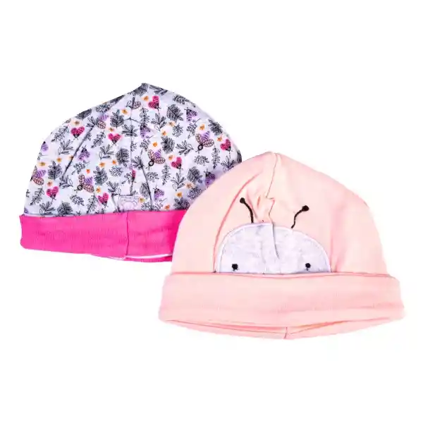 Set Gorro Bebé Niña Multicolor 3 M Pillin