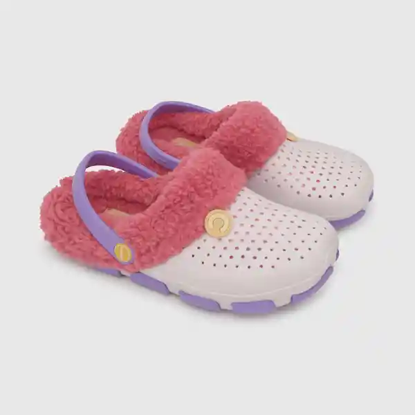 Sandalias Omodo Para Niña Blanca/Rosa Talla 29 Colloky