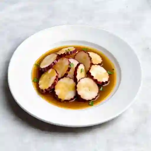 Tiradito De Pulpo Al Olivo