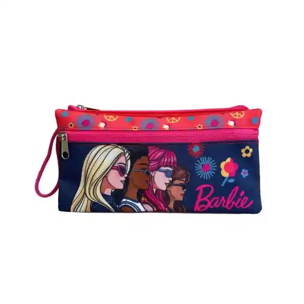 Estuche Infantil Doble Cierre Barbie