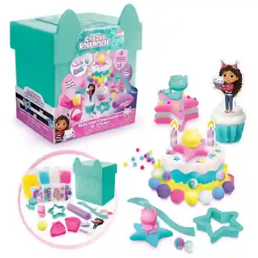 Gabbys Dollhouse Juego Cakey Cat Birthday Cat Box - GAB 015