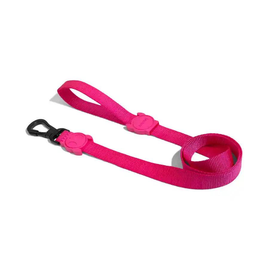 Zee Dog - Correa Perros Pink Led Regular Leash Large