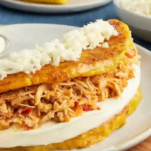 Cachapa con Pollo Mechado