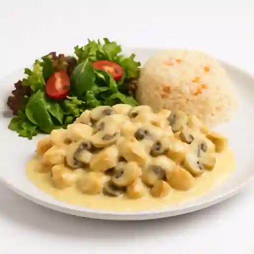 Pollo Champiñón Queso