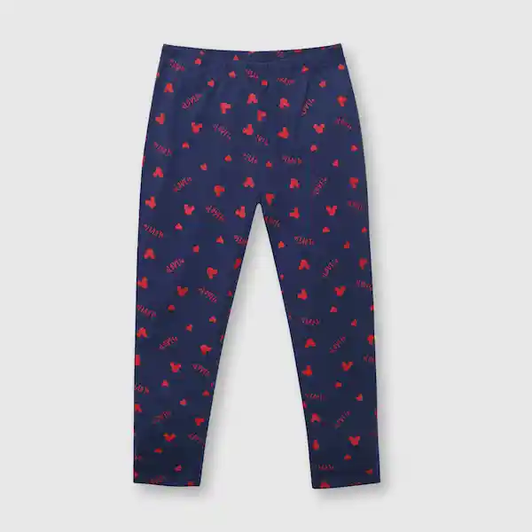 Pijama de Algodón Minnie y Mickey de Niña Azul Talla 8A Colloky