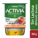 Danone Activia Yogur Triple Zero 0 % Durazno