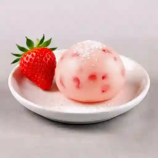 Mochi Casero de Frutilla