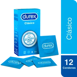 Durex: Preservativo Clásico Caja 12