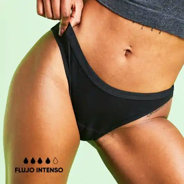 Bloody Green Calzón Menstrual Bikini Flujo Intenso Talla S