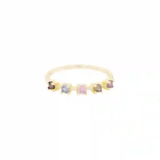 Anillo Traf Baño de Oro Talla 6 Noa Joyas