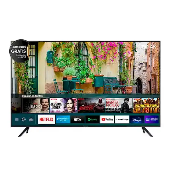 Samsung Smart Tv Uhd 4K Led 65" UN65AU7000GXZS