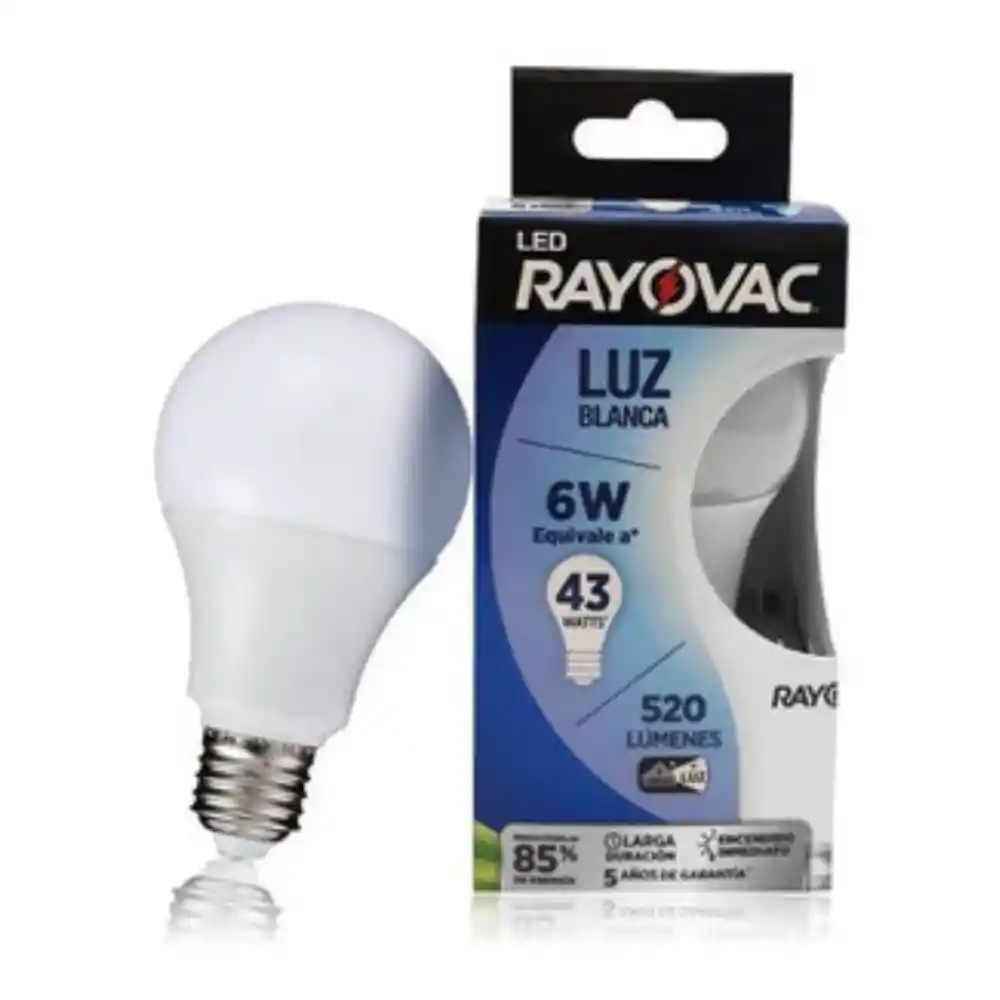 Led Rayovac 6W (45W)