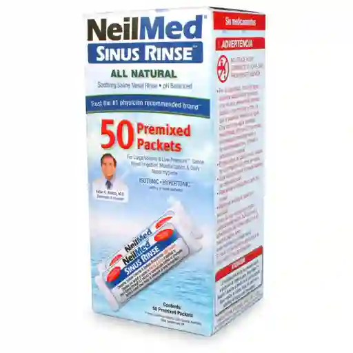 NeilMed Sinus Rinse Cloruro de Sodio + Bicarbonato de Sodio