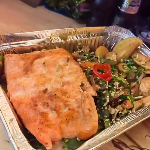 Salmón a la Plancha