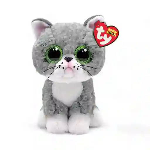 Ty Beanie Boos Peluche Llavero Fergus Gato Gris Regular - 36581