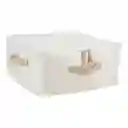 Caja Organizadora de Tela Con Cierre 35 x 35 x 16 cm
