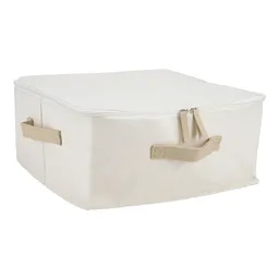 Caja Organizadora de Tela Con Cierre 35 x 35 x 16 cm