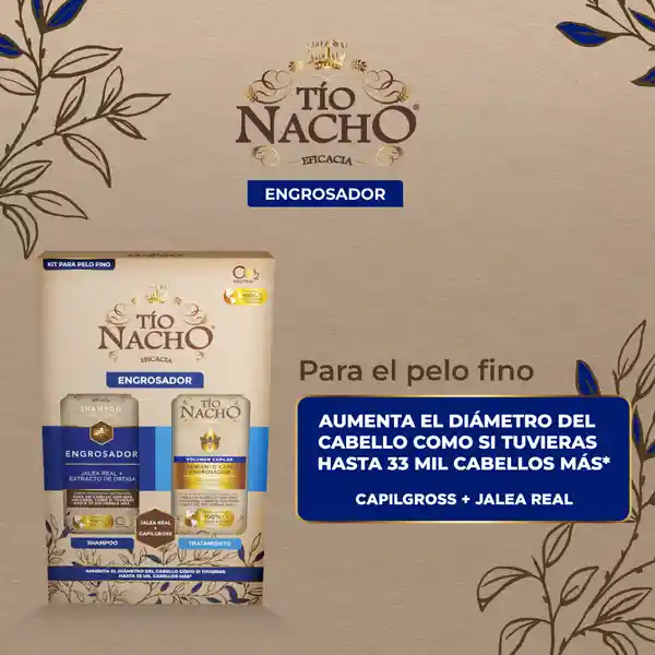 Tio Nacho Kit Shampoo Engrosador + Tratamiento