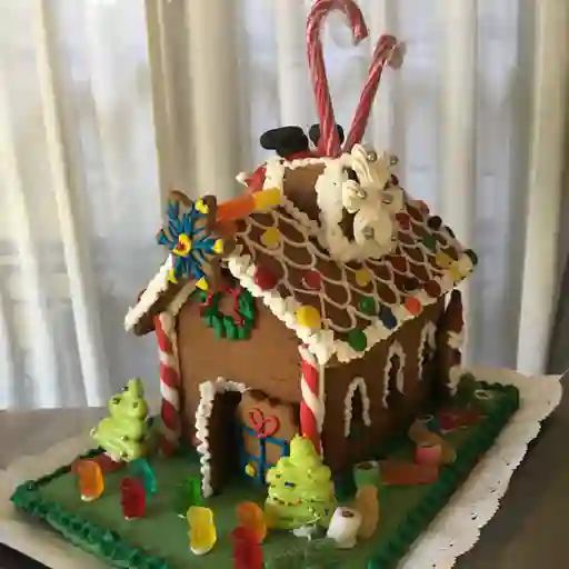 Casita de Galletas de Miel