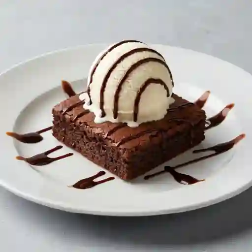 Brownie helado 