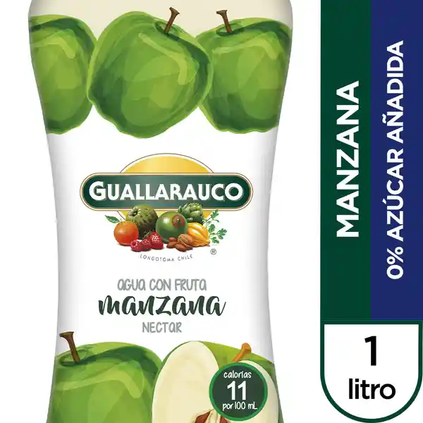 Guallarauco Agua Manzana 1 Lt