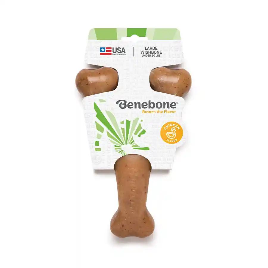 Benebone Juguete Para Perro Wishbone Pollo L