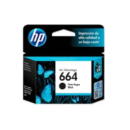 Hp Cartucho De Tinta664 Negro Original