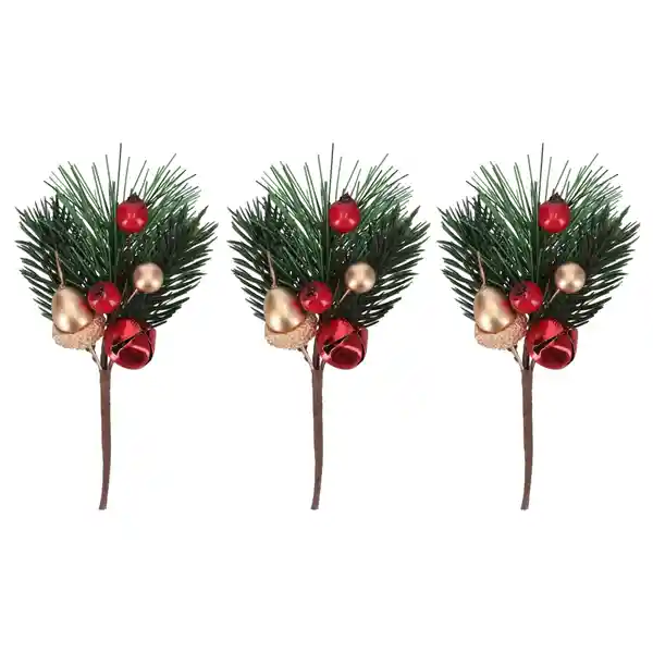 Set Ramo Navidad Decorativos Pequeños Casaideas