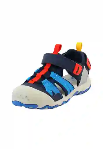 Sandalias Outdoor Velcro Kids Niño Azul Talla 25 875