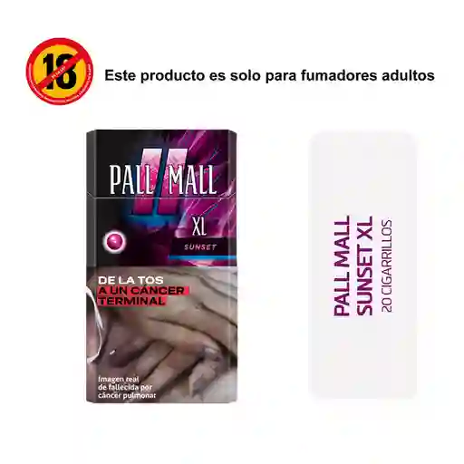 Pall Mall Cigarrillos Sunset