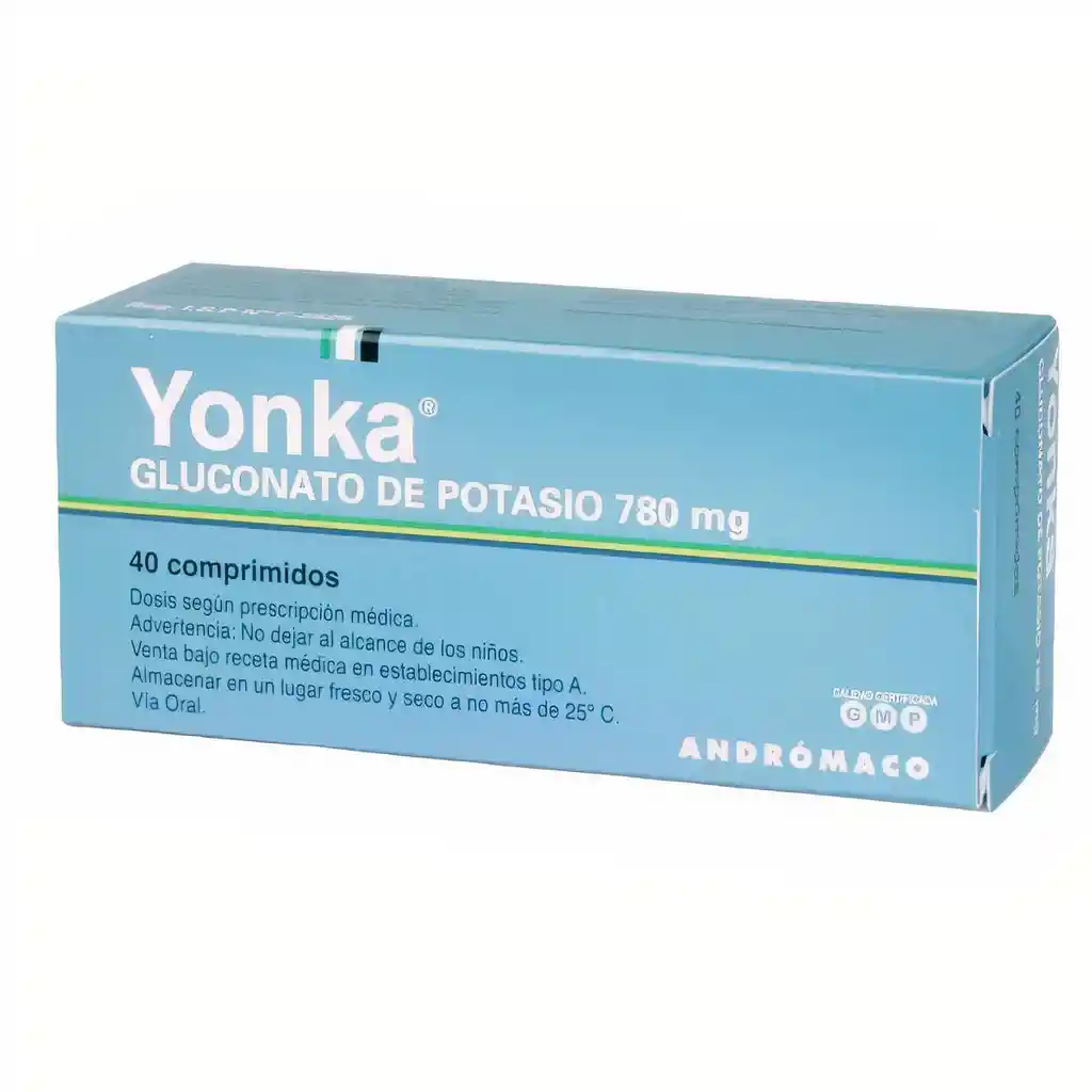 Yonka Potasio Gluconato 780 Mg