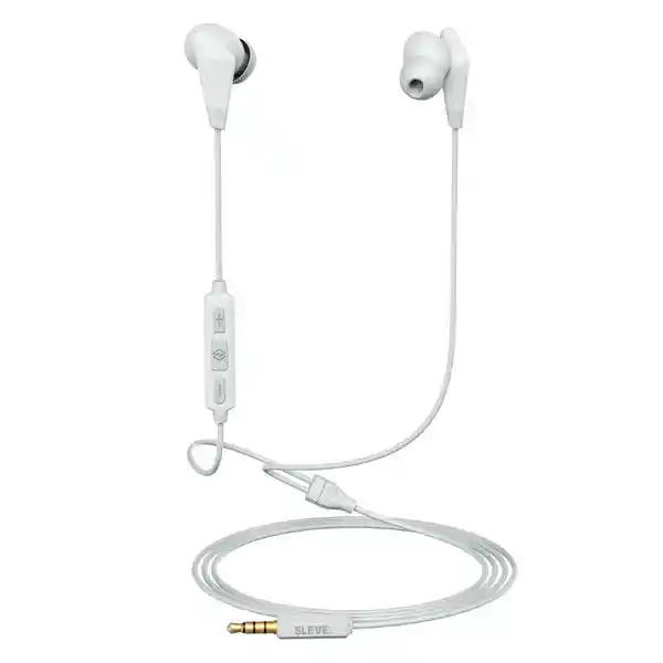 Sleve Audífonos Bluetooth in Ear Epic Wired Silver