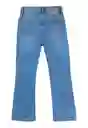 Jean Junior Flare Arctic 376 Niña Azul Talla 8 Años Ficcus