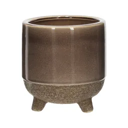 Maceta de Cerámica Con Patas Diámetro 17 x 18 cm Casaideas