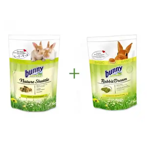 Bunny Nature Exotico Alimento Shuttle Dwarf + Rabbitdream Basic