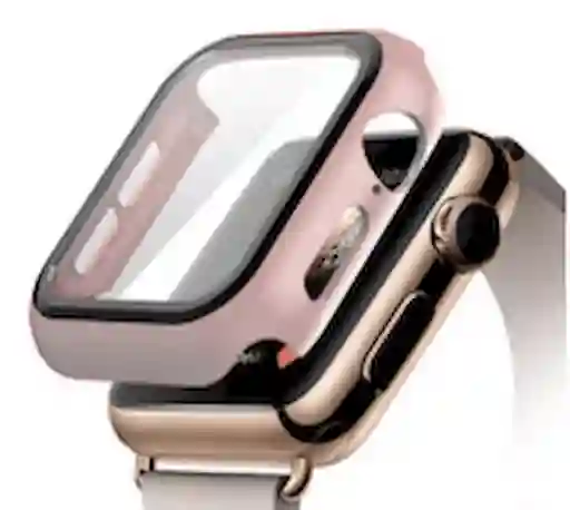 Carcasa de Vidrio Genérica Smartwatch 40 Rosado