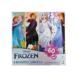 Disney Rompecabezas 4 en 1 Frozen