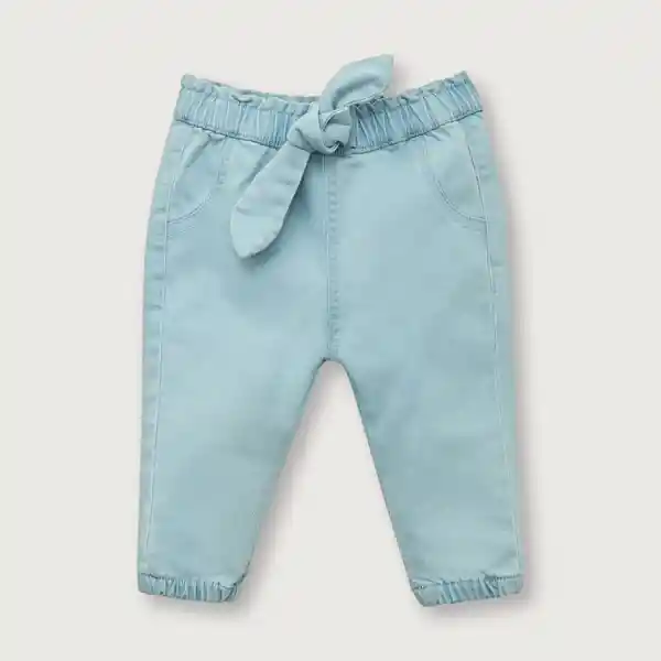 Jean Rosetón Denim de Niña Azul Talla RN Opaline