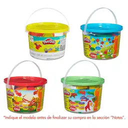   Play Doh  Balde Cubito De Plastilinas Moldeables Con Molde Animales 