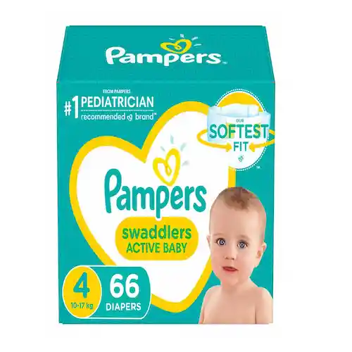 Pampers Pañal Swaddlers S4 Super