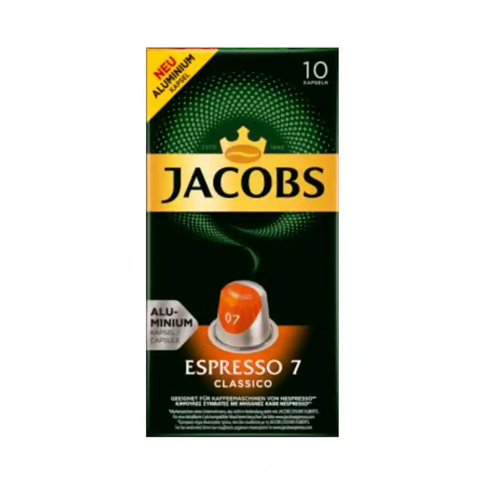 Jacobs Cápsulas de Café Espresso Clásico 7