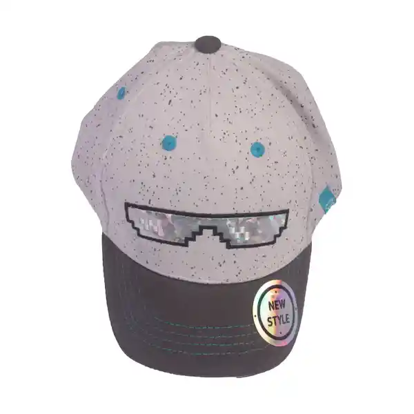 Gorro Bebe Niño Gris Pillín 48